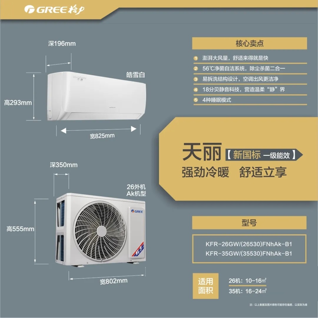 强劲冷暖，舒适立享——天丽